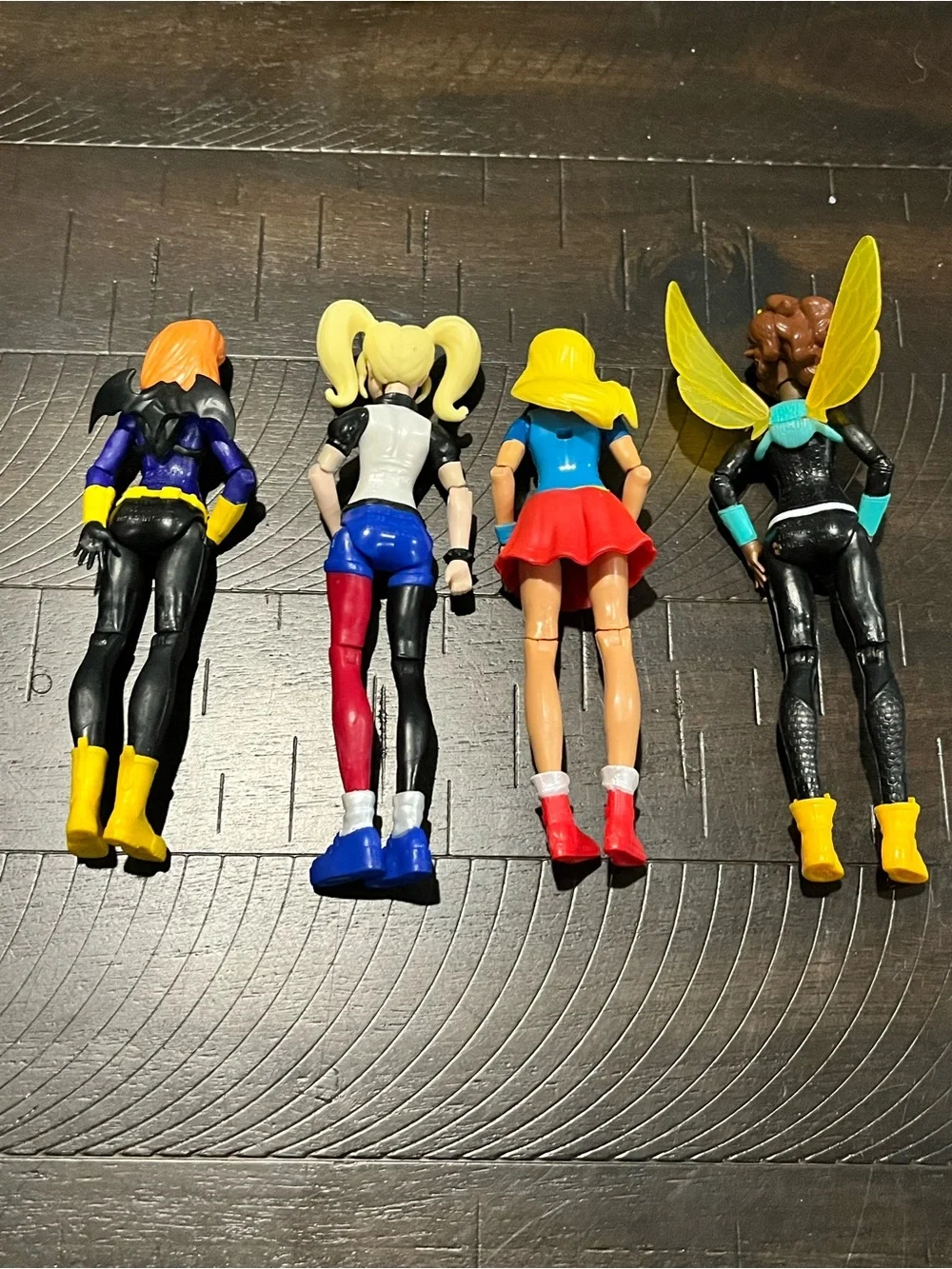 2015 DC Super Hero Girls set Bumblebee Supergirl Harley Quinn Batgirl 6”